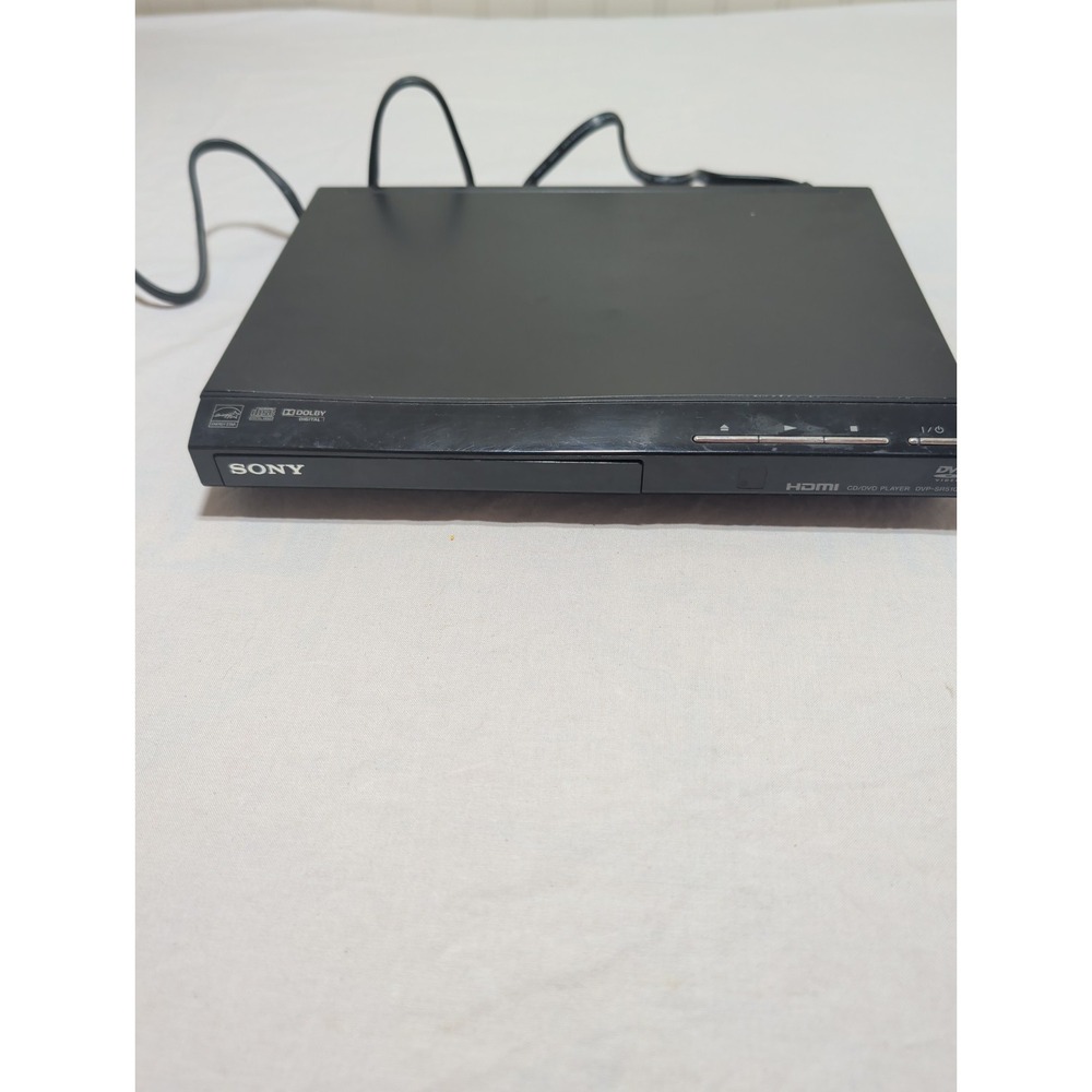 Sony DVP-SR510H Compact DVD Player 1080p Upscaling HDMI Port Works No Remote